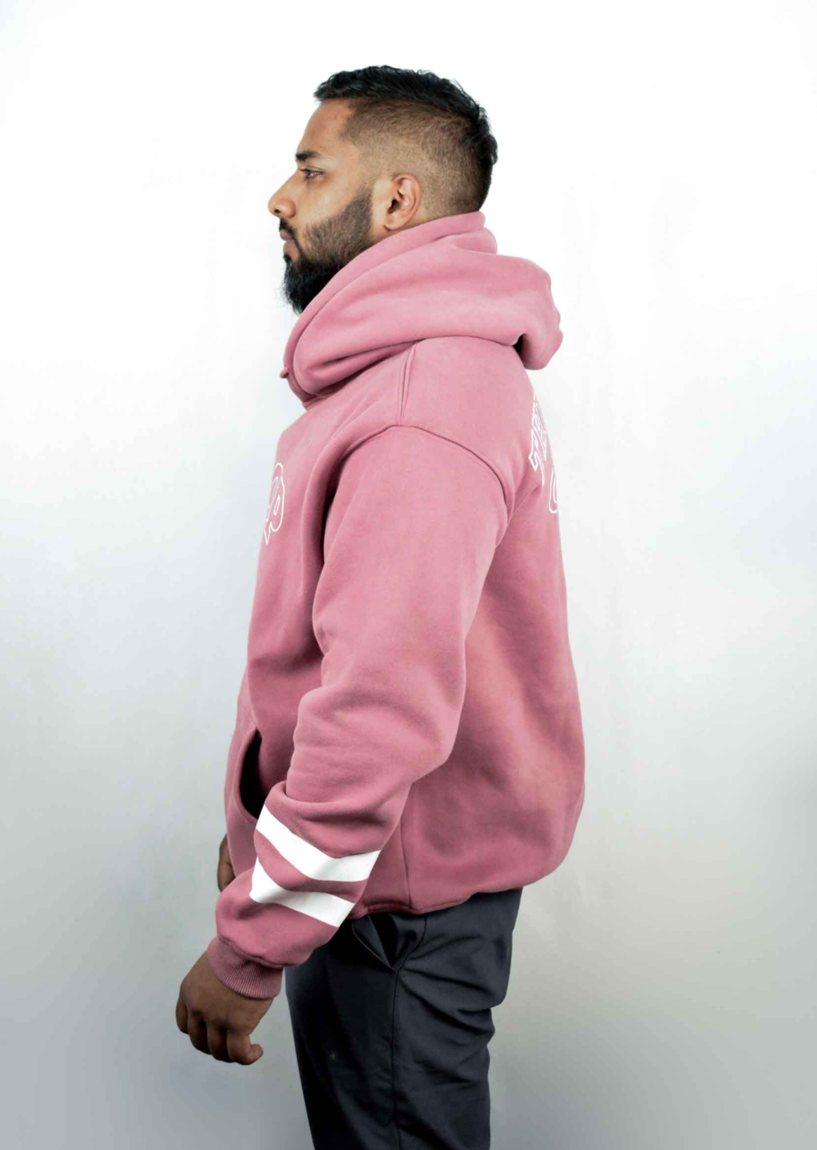 Varsity Hoodie - Mauve