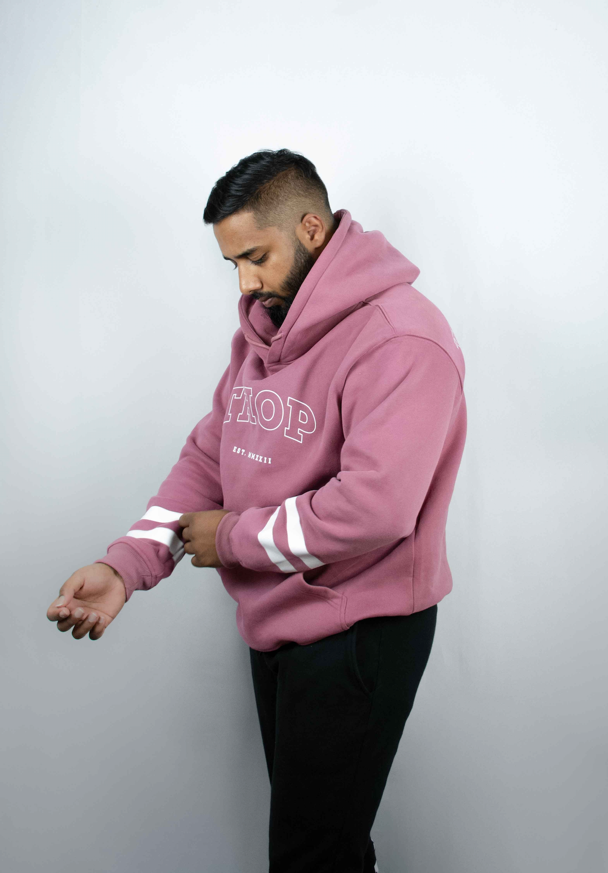 Varsity Hoodie - Mauve
