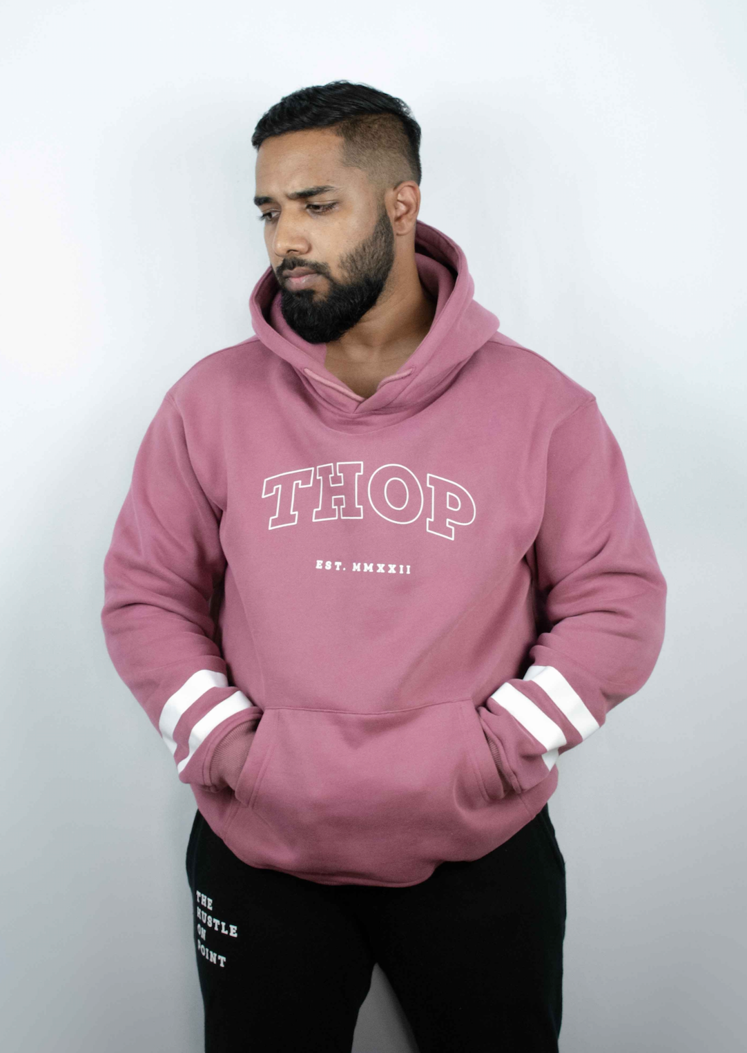 Varsity Hoodie - Mauve